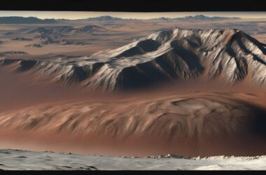 olympus mons vs earth peaks